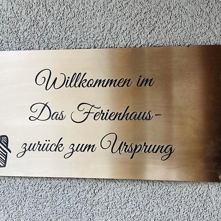 Das Ferienhaus-Zurueck Zum Ursprung Гюссинг Экстерьер фото